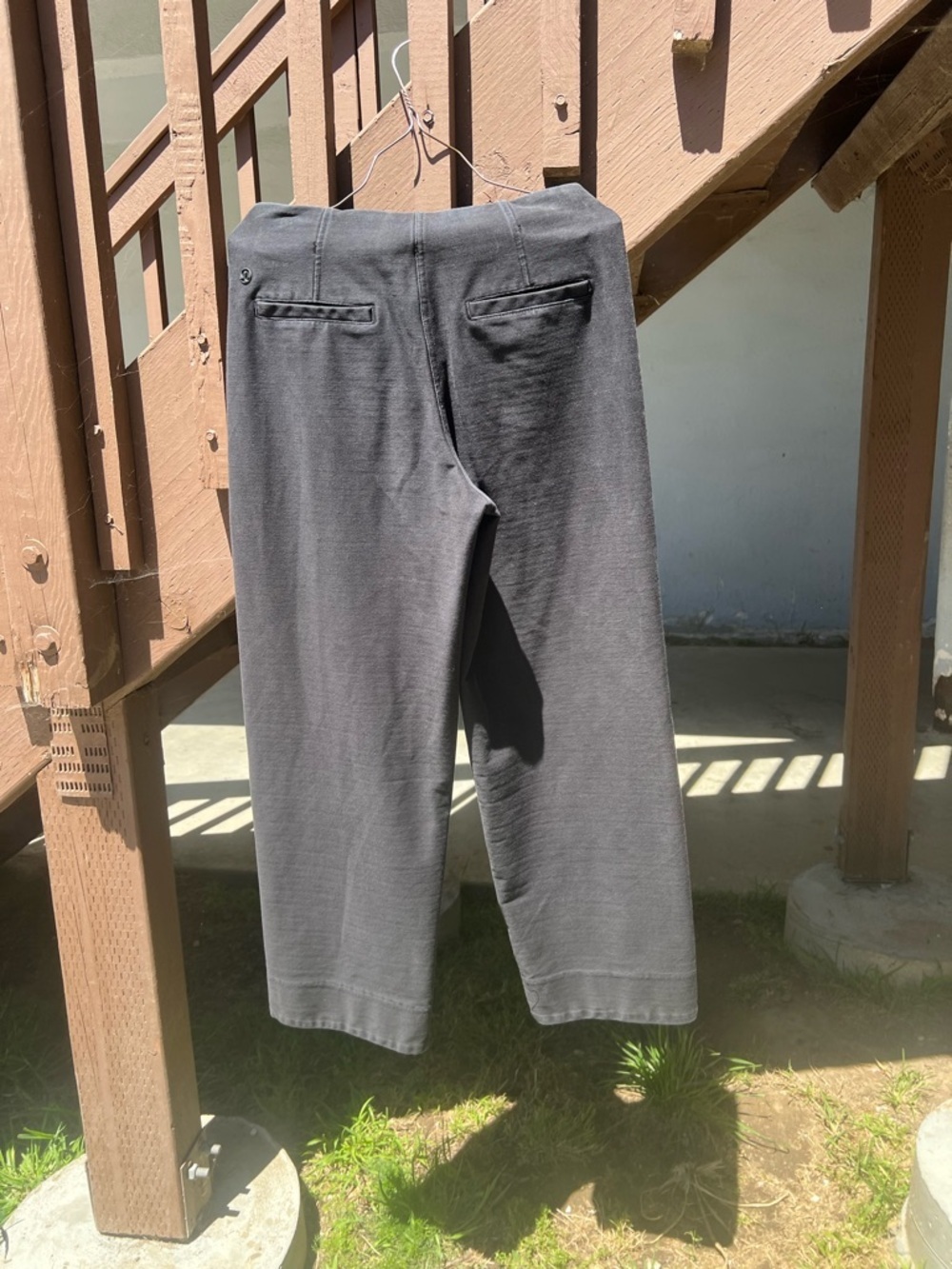 lululemon athletica Black Wide-Leg Pull-On Pants - Picture 2 of 12